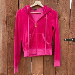 Hot pink BeBe track jacket